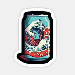 Japanese Aesthetic Energy Drink Sticker